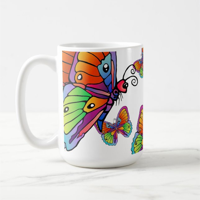 Mug Un troupeau de papillons qui s'empare (Gauche)