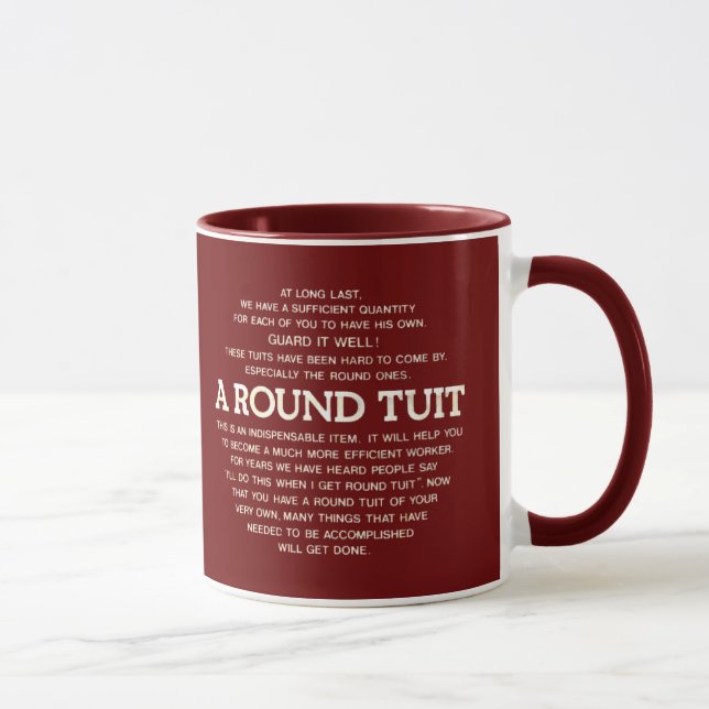 Mug Un Tuit rond (Droite)