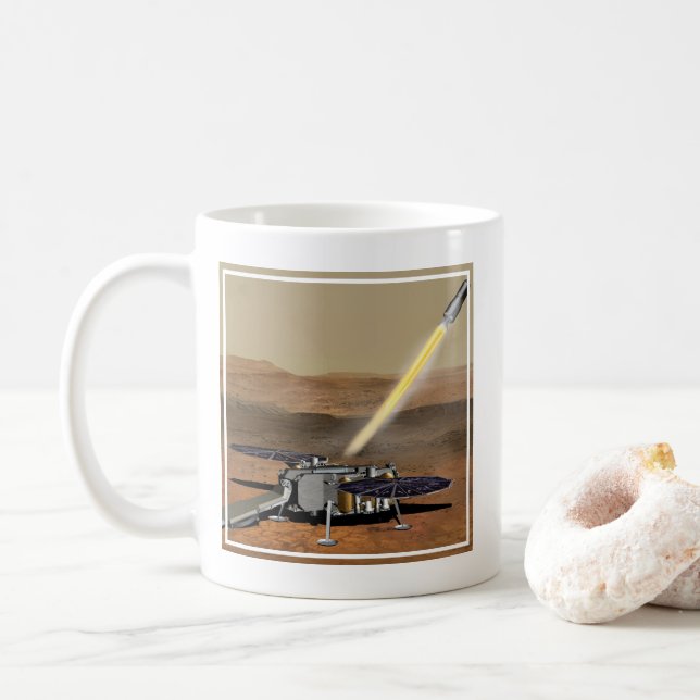 Mug Un Véhicule Mars Ascent A Été Lancé Depuis Mars. (Avec donut)
