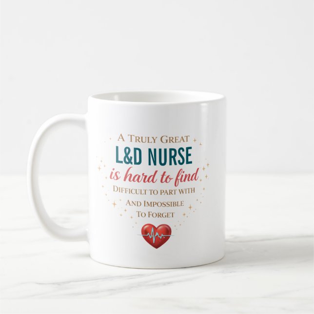 Mug Un véritable grand infirmier de travail et d'accou (Gauche)