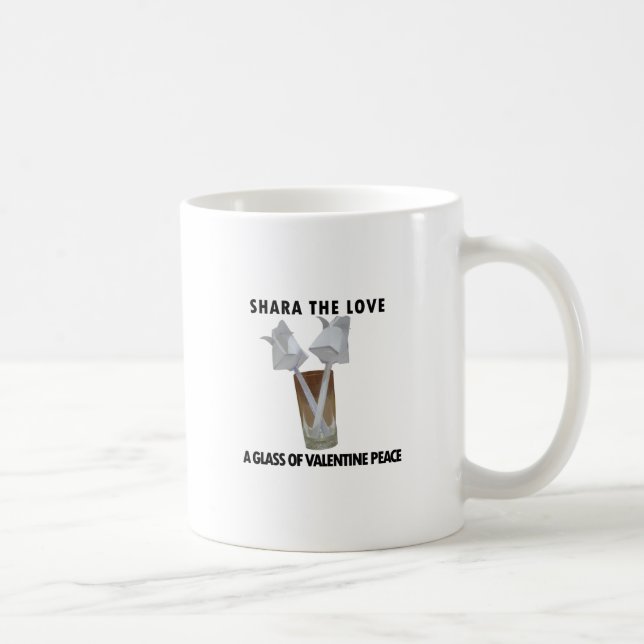 Mug Un verre de paix de la Saint-Valentin. (Droite)