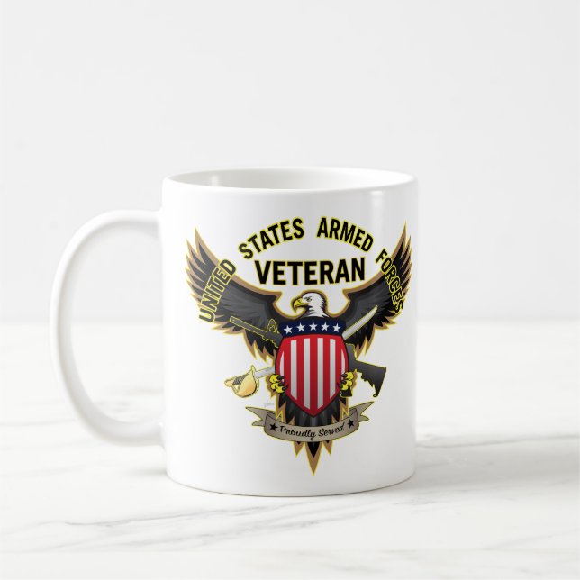 Mug Un vétéran des forces armées américaines, fièremen (Gauche)