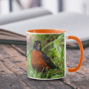 Mug Un voilier américain plein d'espoir dans l'herbe