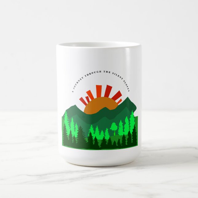 Mug Un voyage à travers les pentes silencieuses Rétro  (Centre)