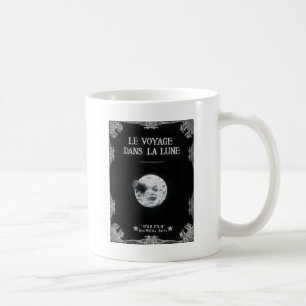 Mug Un voyage cinéma français vintage de lune au rétro