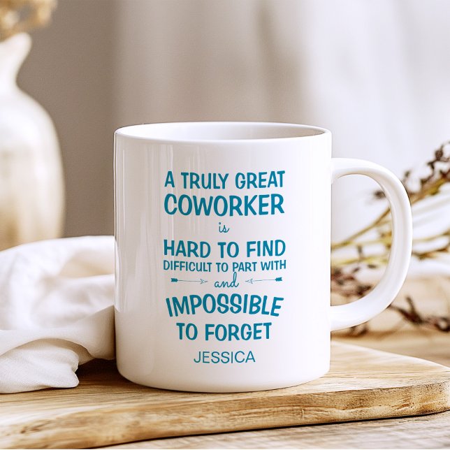 Mug Un vrai grand collaborateur avec le nom (Créateur téléchargé)