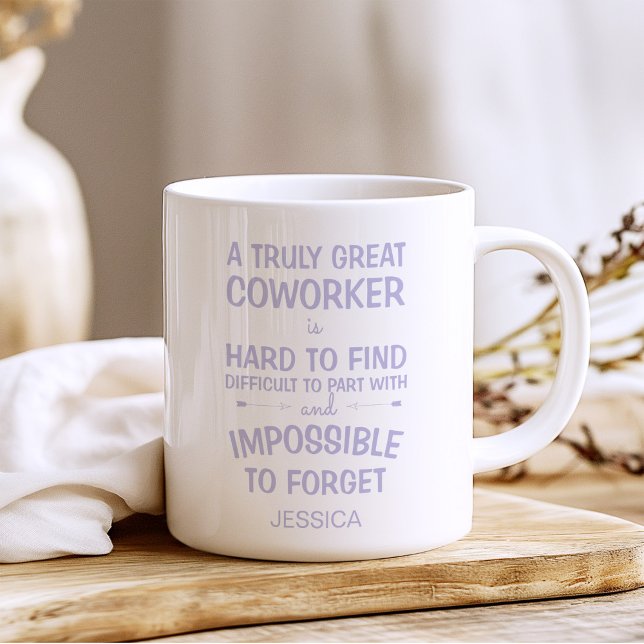 Mug Un vrai grand collaborateur avec le nom (Créateur téléchargé)