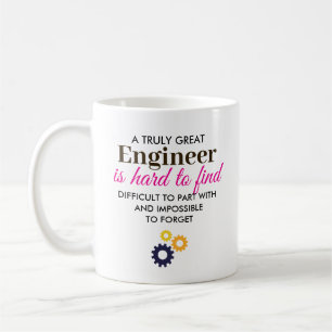 Mug Un vrai grand ingénieur - Nom personnalisé
