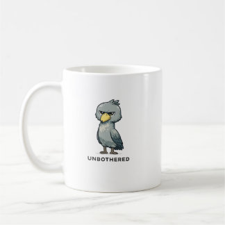 Mug Unbothered Shoebill Bird Minimalist Funny Design