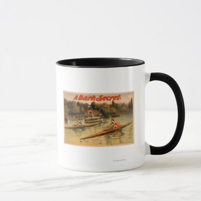 Mug Une affiche théâtrale secrète foncée (Droite)
