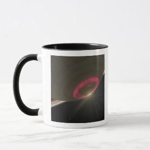 Mug Une aurore rouge cerise