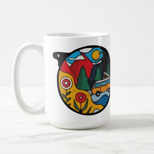 Mug Une aventure de camping (Gauche)