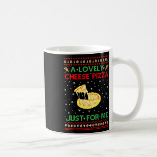 Mug Une belle pizza au fromage seul amusant Kevin X-ma