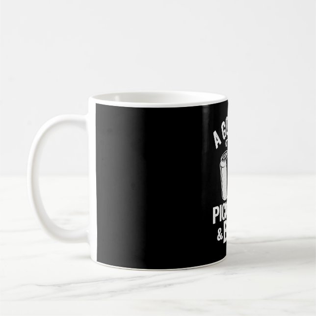 Mug Une Bonne Journée Commence Avec Le Pickleball Et L (Gauche)