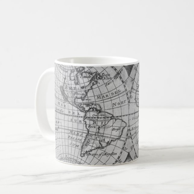 Mug Une carte du monde (Devant gauche)