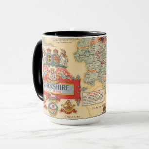 Mug Une carte du Yorkshire : West Riding