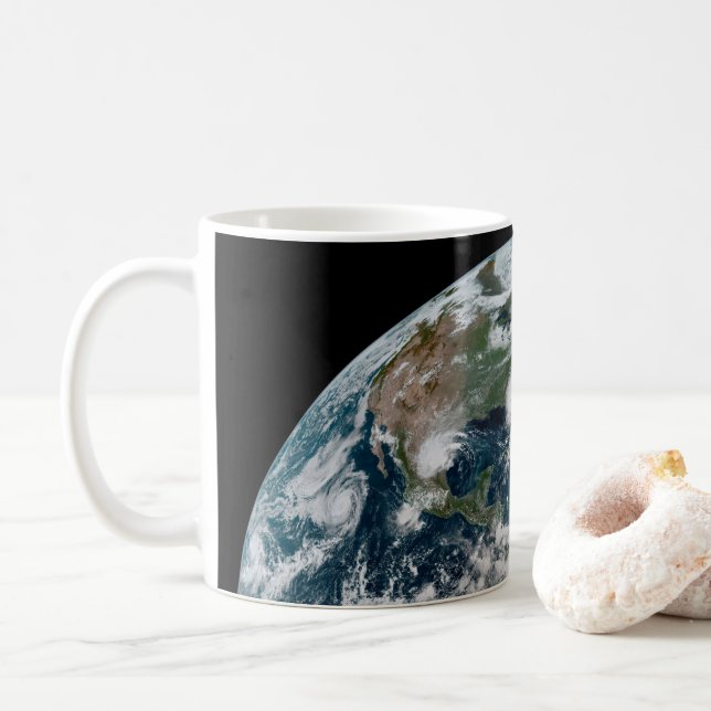 Mug Une Chaîne Perdue De Cyclones Tropicaux (Avec donut)