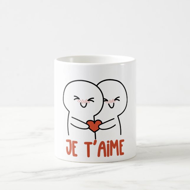 Mug Une charmante série d'illustrations romantiques ca (Centre)