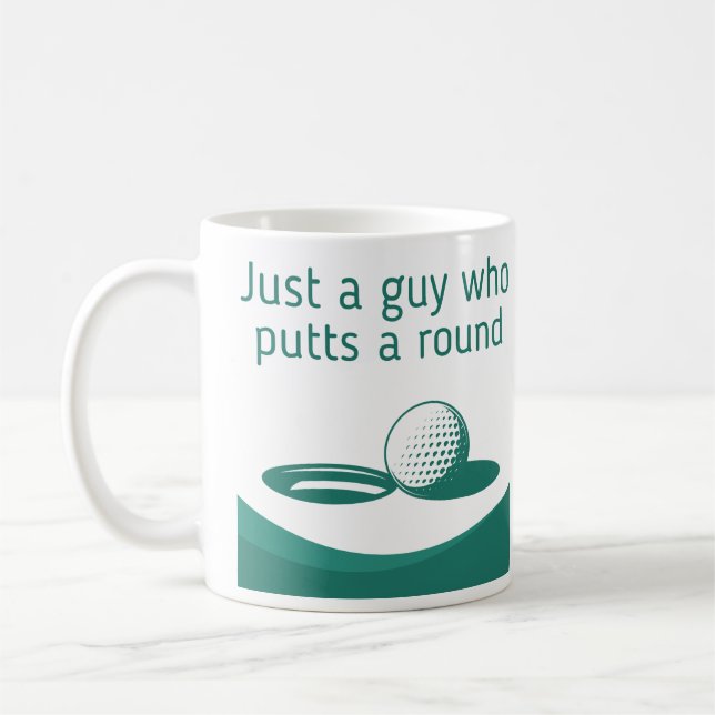 Mug une citation de golf amusante met un tour (Gauche)