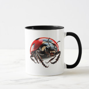 Mug Une coccinelle  monstrueuse et terrifiante.