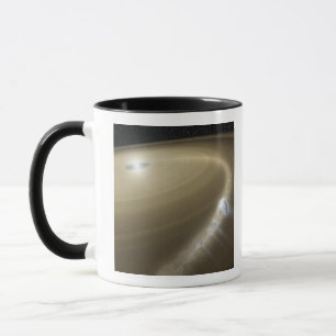 Mug Une comète étant déchirée aux lambeaux autour