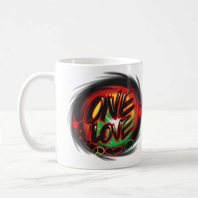 MUG UNE COUPE DE CAFÉ AMOUREUSE (Gauche)