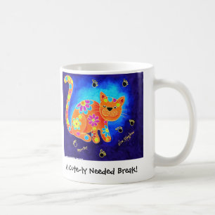 Mug Une coupure mignon nécessaire ! - Chat bleu