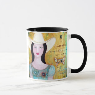 Mug Une cow-girl sait… que la vie n'est pas au sujet