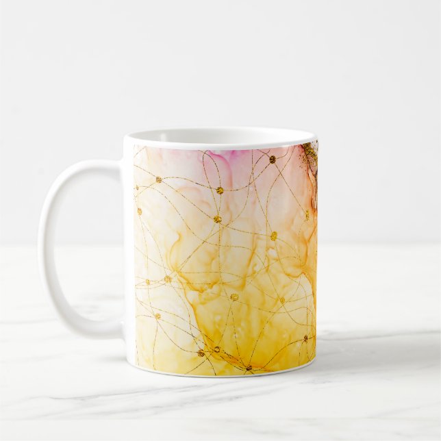 Mug Une créativité transparente. Nuages Abstraits -ART (Gauche)