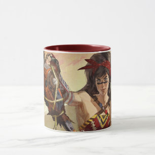 Mug Une crise infinie Illustration d'une Femme Merveil