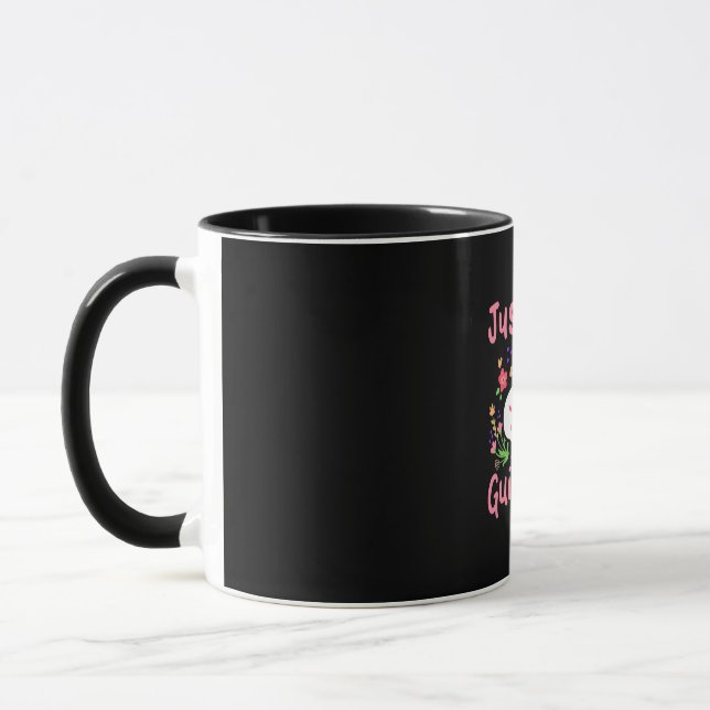 Mug Une Dame qui aime les cochons de Guinée (Gauche)