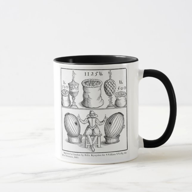 Mug Une déclaration fixant la date du prochain dessin (Droite)