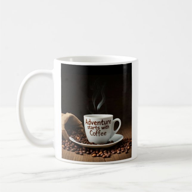 Mug Une déclaration pour les fans de caféine (Gauche)