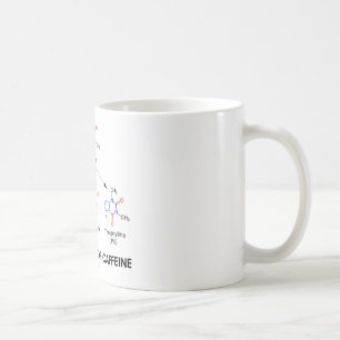 Mug Une dégradation de caféine (molécules chimiques)