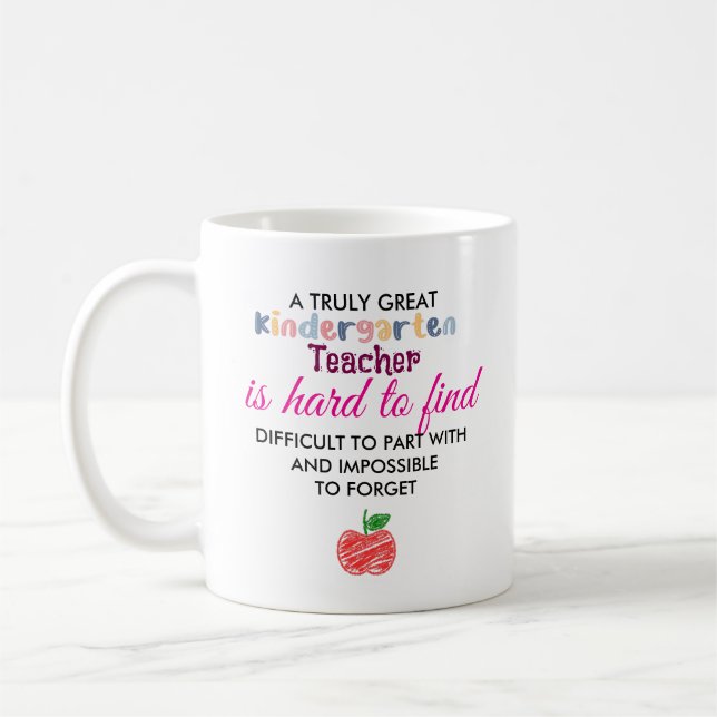 Mug Une enseignante de maternelle vraiment géniale – P (Gauche)