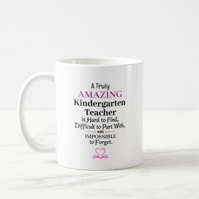Mug Une enseignante de maternelle vraiment incroyable (Gauche)