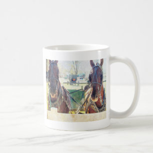 Mug Une équipe à deux chevaux