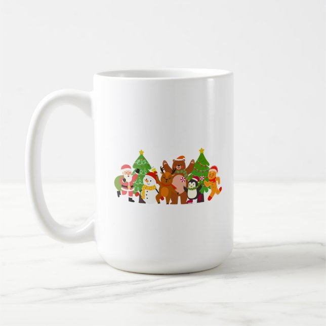 Mug Une équipe de personnages de Noël (Gauche)