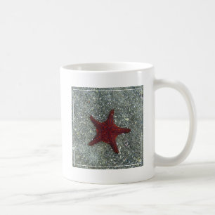 Mug Une étoile de mer rouge Galapagos, Equador