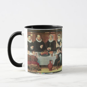 Mug Une famille disant la grâce avant le repas, 1585