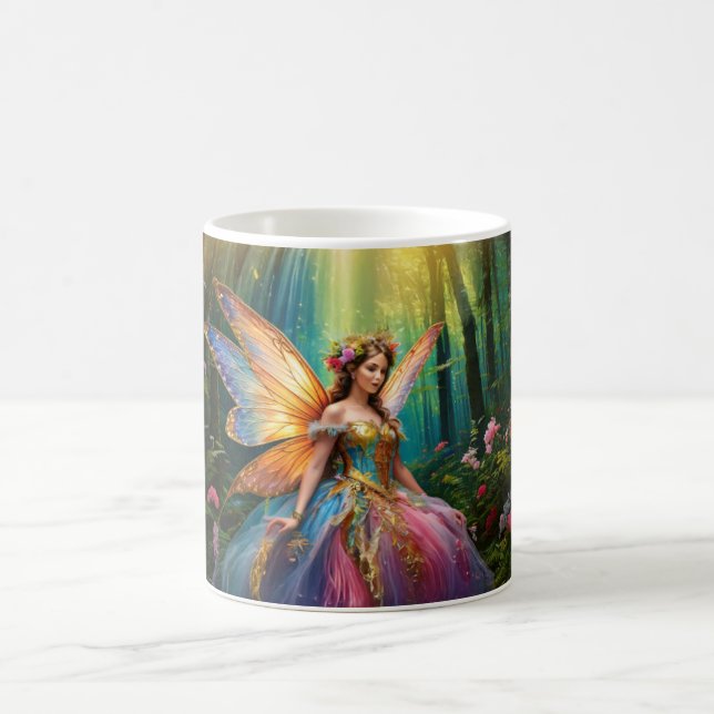 Mug Une fée magique dans une forêt enchantée (Centre)