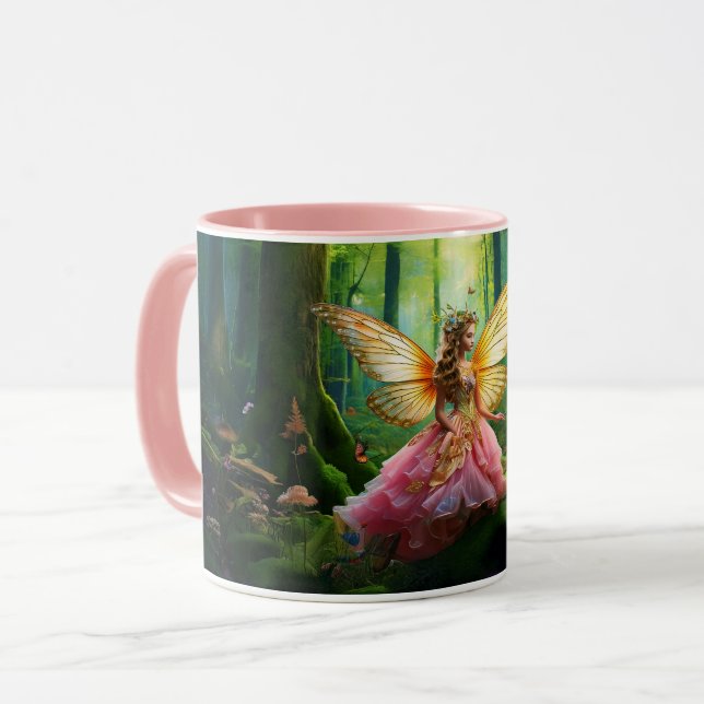 Mug Une féerie magique forêt boisée (Devant gauche)