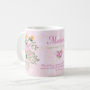 MUG UNE FEMME APRÈS LE COEUR DE DIEU