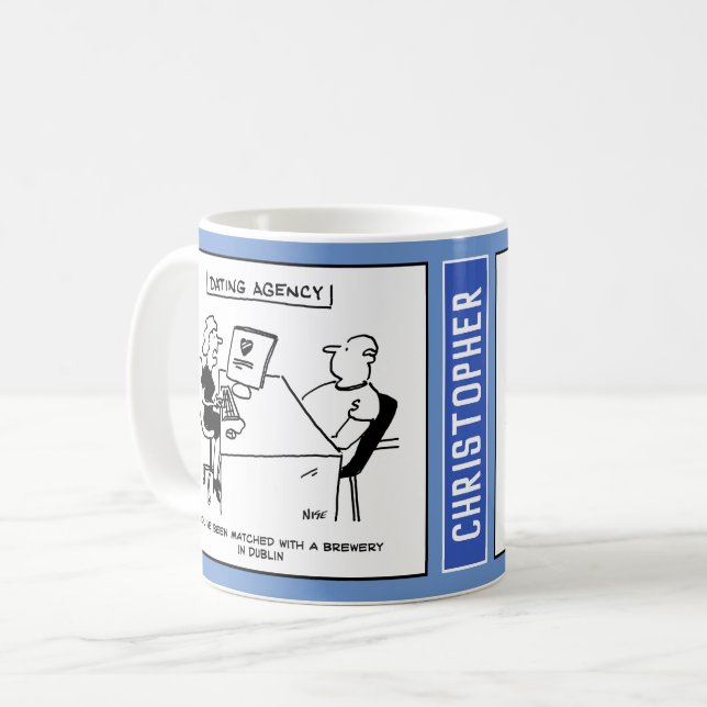 Mug Une femme de l'agence de rencontres fait la part b (Devant gauche)