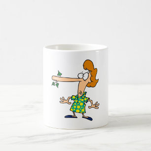 Mug Une Femme Dit Des Mensonges