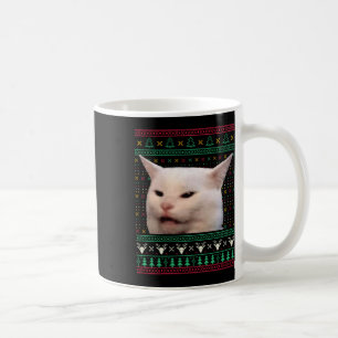Mug Une Femme Qui Crie À Un Chat Douleur Vilaine X-mas