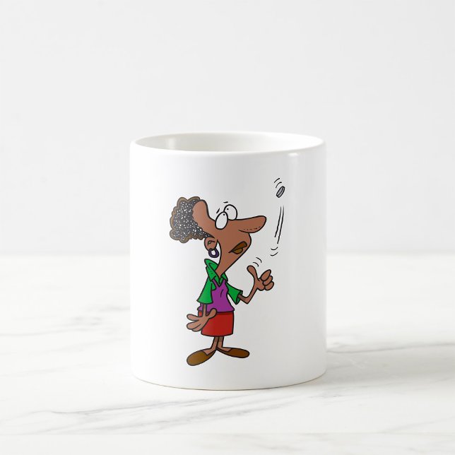 Mug Une Femme Qui Remet Une Pièce (Créateur téléchargé)