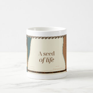Mug Une fenêtre et rivière gravée d'une graine de vie
