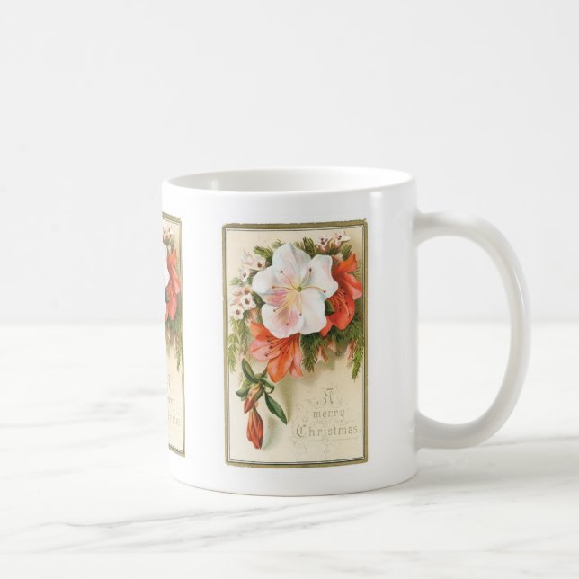 Mug Une fleur de Joyeux Noël (Droite)