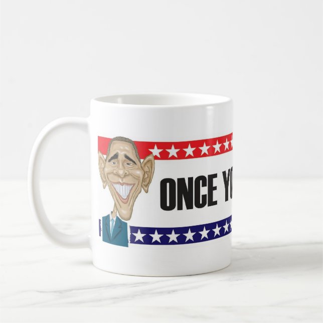 Mug Une fois que vous allez Barack…. (Gauche)
